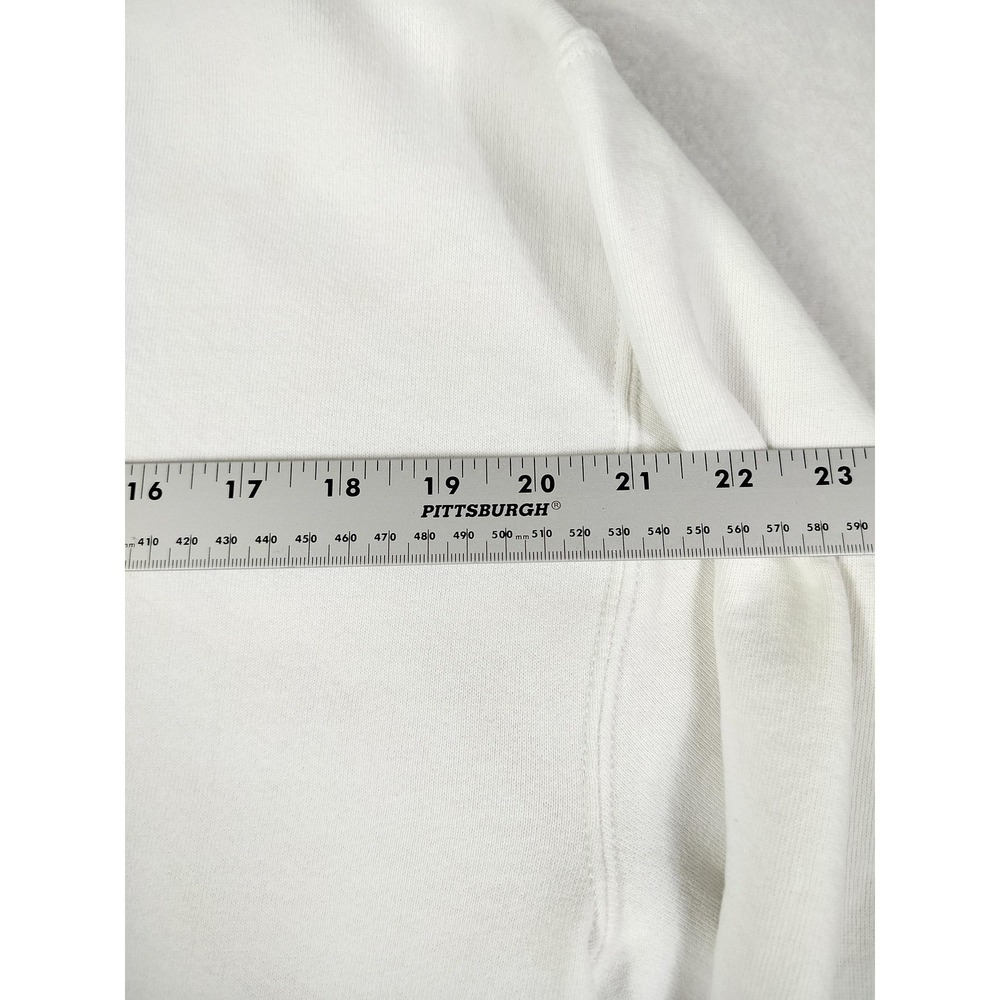 Vintage Russell‎ Athletic Blank Sweatshirt Mens Large White Crewneck Streetwear - Picture 7 of 9